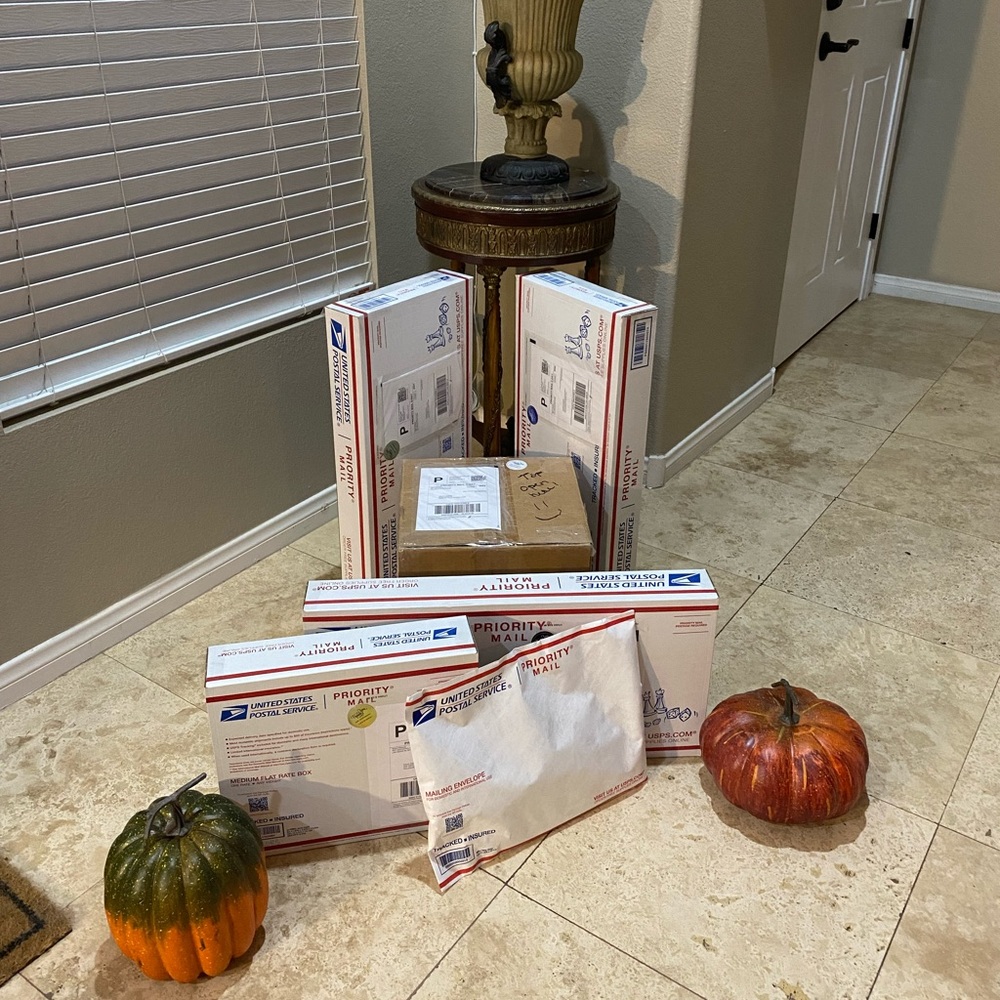 So many Happy Poshers receiving their Mystery Boxes!